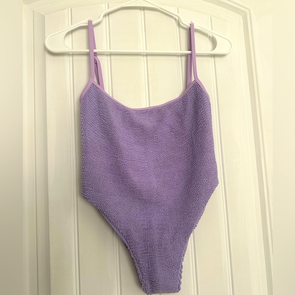 Lavender One-Piece Swimsuit